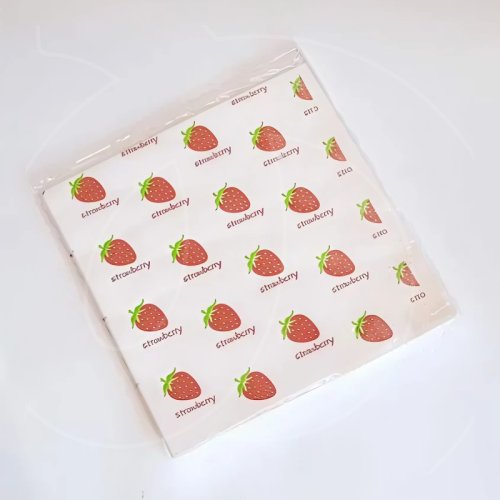 Бумага для бенто-торта "Ягоды" 18х18 см 10 шт ББ-1