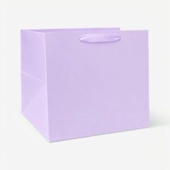 Пакет бумажный для торта Фиолетовый 25х25х25 см 