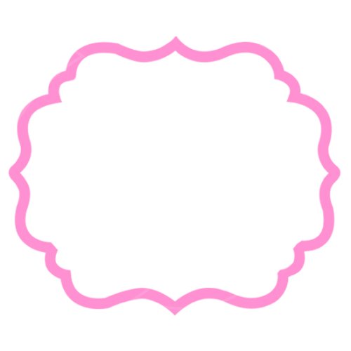 Вырубка пластиковая LUBIMOVA "Рамка" LC-00007652