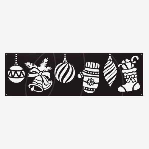 Трафарет кулинарный "Новогодние аксессуары" 32х10 см 10477577